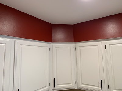 Painting interior soffit in the poconos